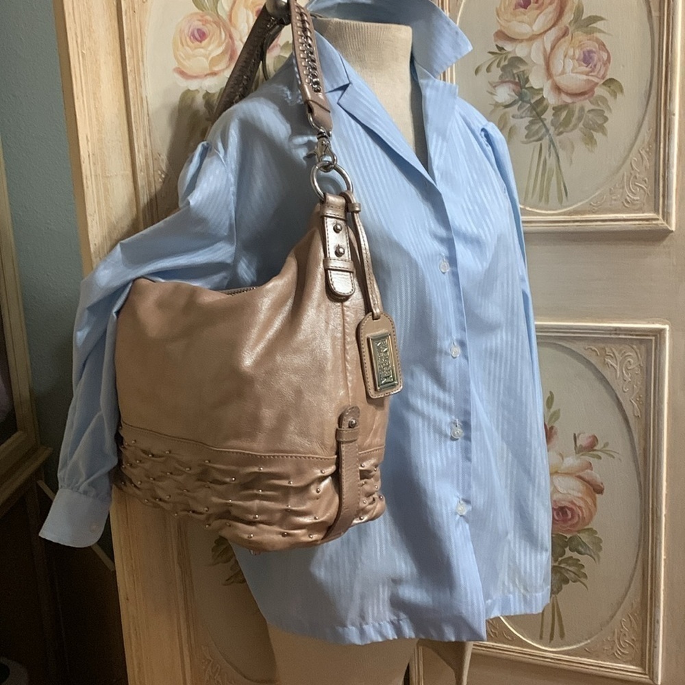 Bagley Marika, champagne, iridescent shoulder bag - Picture 10 of 11